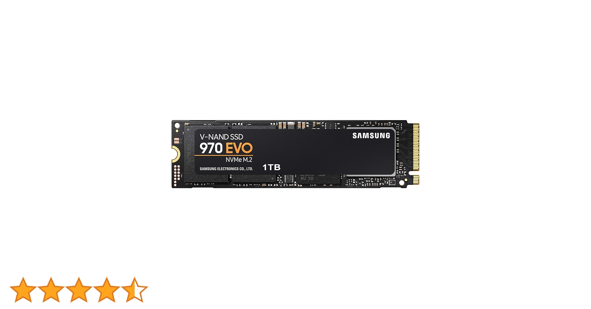 Samsung 970 EVO 1TB NVMe M.2 Internal SSD (MZ-V7E1T0BW) [Canada
